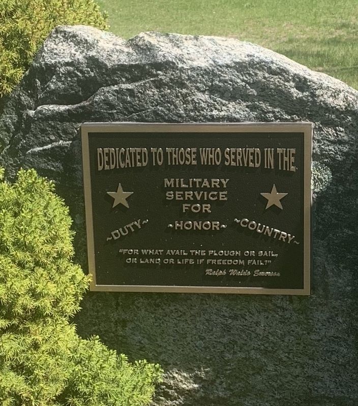 Stony Creek War Memorial Marker image. Click for full size.