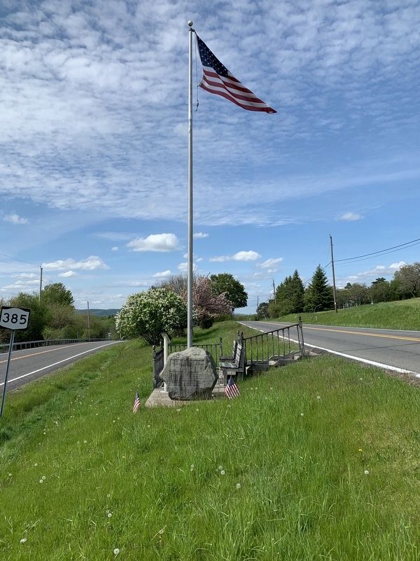 Coxsackie World War II Memorial image. Click for full size.
