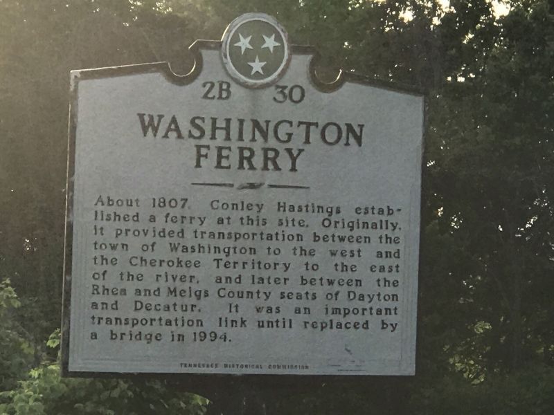Washington Ferry Marker. Click for full size. Washington Ferry Marker image. Click for full size.