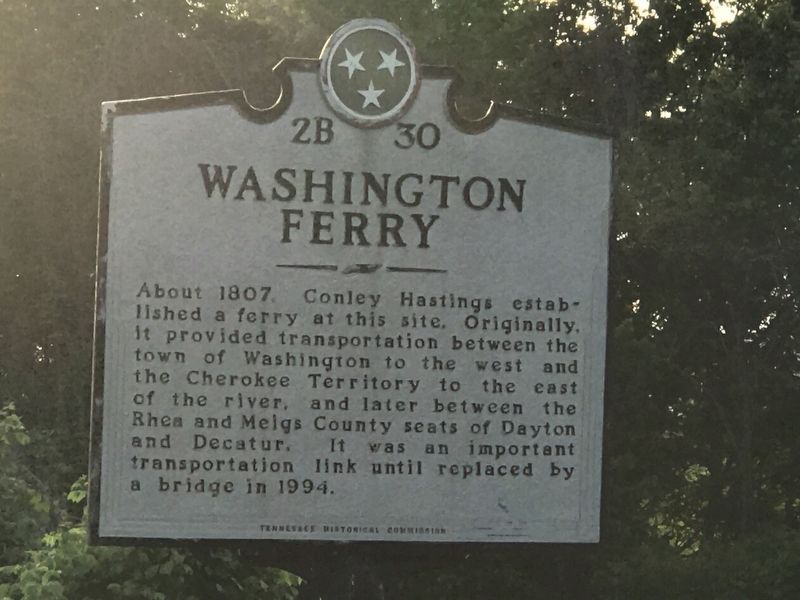 Washington Ferry Marker image. Click for full size.