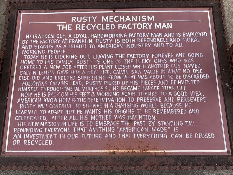 Rusty Mechanism Marker image. Click for full size.
