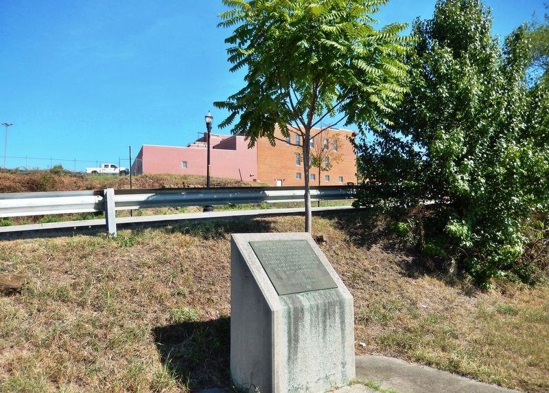 Atlantic, Mississippi and Ohio Railroad Depot Marker. Click for full size. Atlantic, Mississippi and Ohio Railroad Depot Marker image. Click for full size.