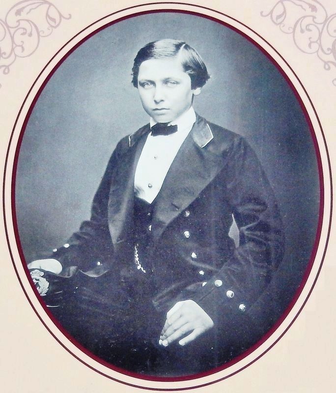 Marker detail: Prince Alfred image. Click for full size.