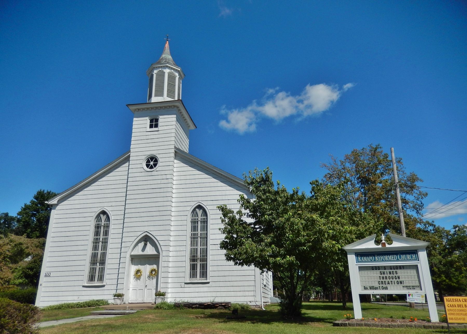 Ramapo Reformed Church. Click for more information. Ramapo Reformed Church image. Click for more information.