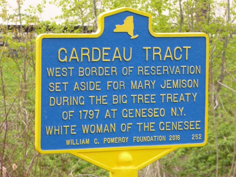 Gardeau Tract Marker image. Click for full size.