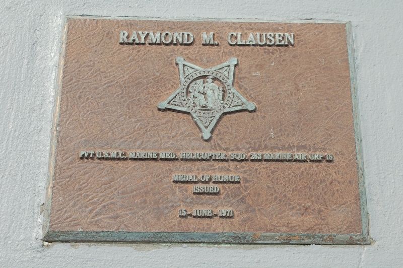 Raymond M. Clausen Marker image. Click for full size.