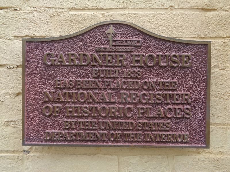 Gardner House Marker image. Click for full size.