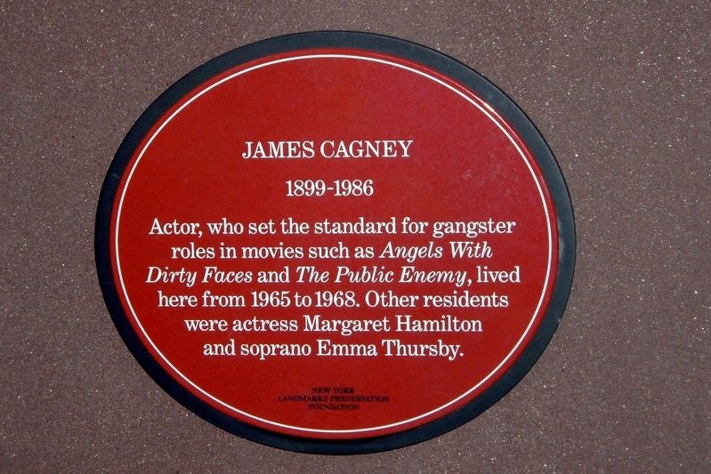 James Cagney Marker image. Click for full size.