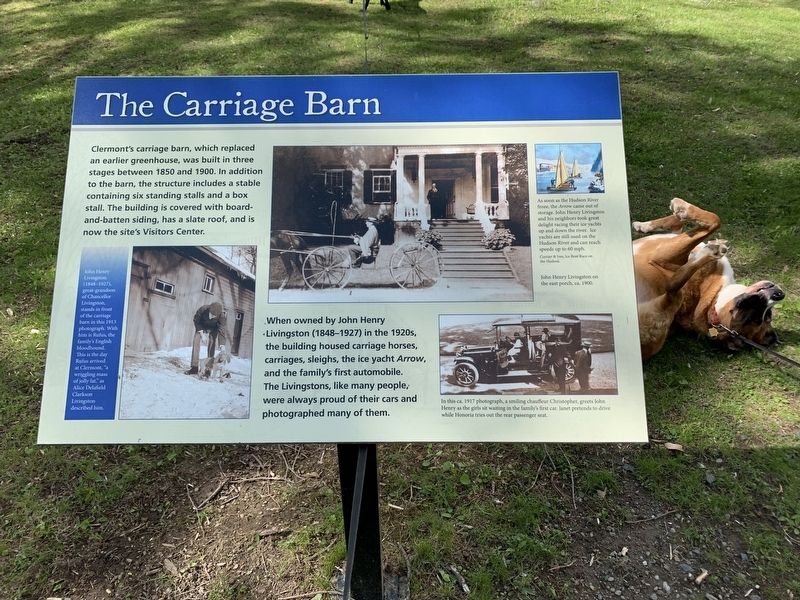 The Carriage Barn Marker image. Click for full size.