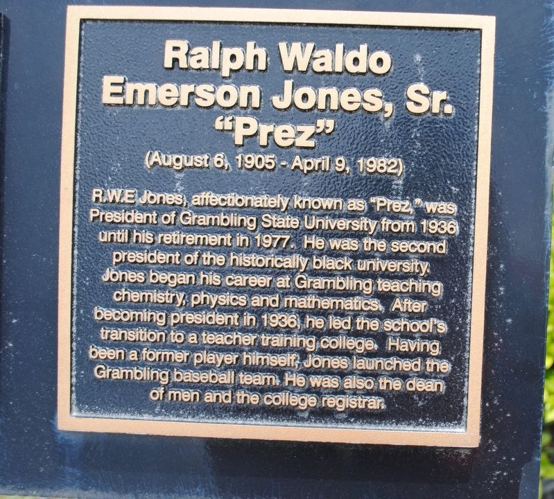 Ralph Waldo Emerson Jones, Sr. Marker image. Click for full size.