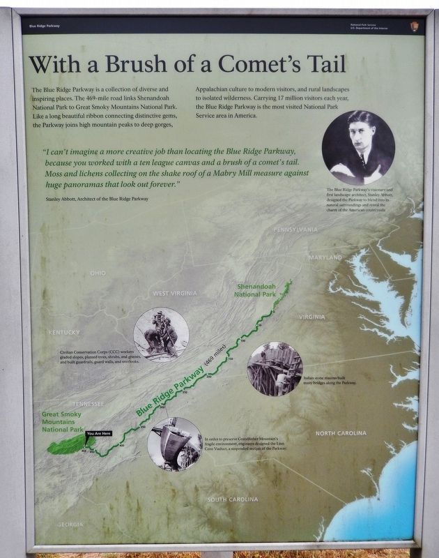 With a Brush of a Comet's Tail Marker image. Click for full size.