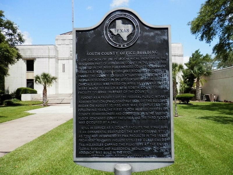 South County Office Building Marker image. Click for full size.