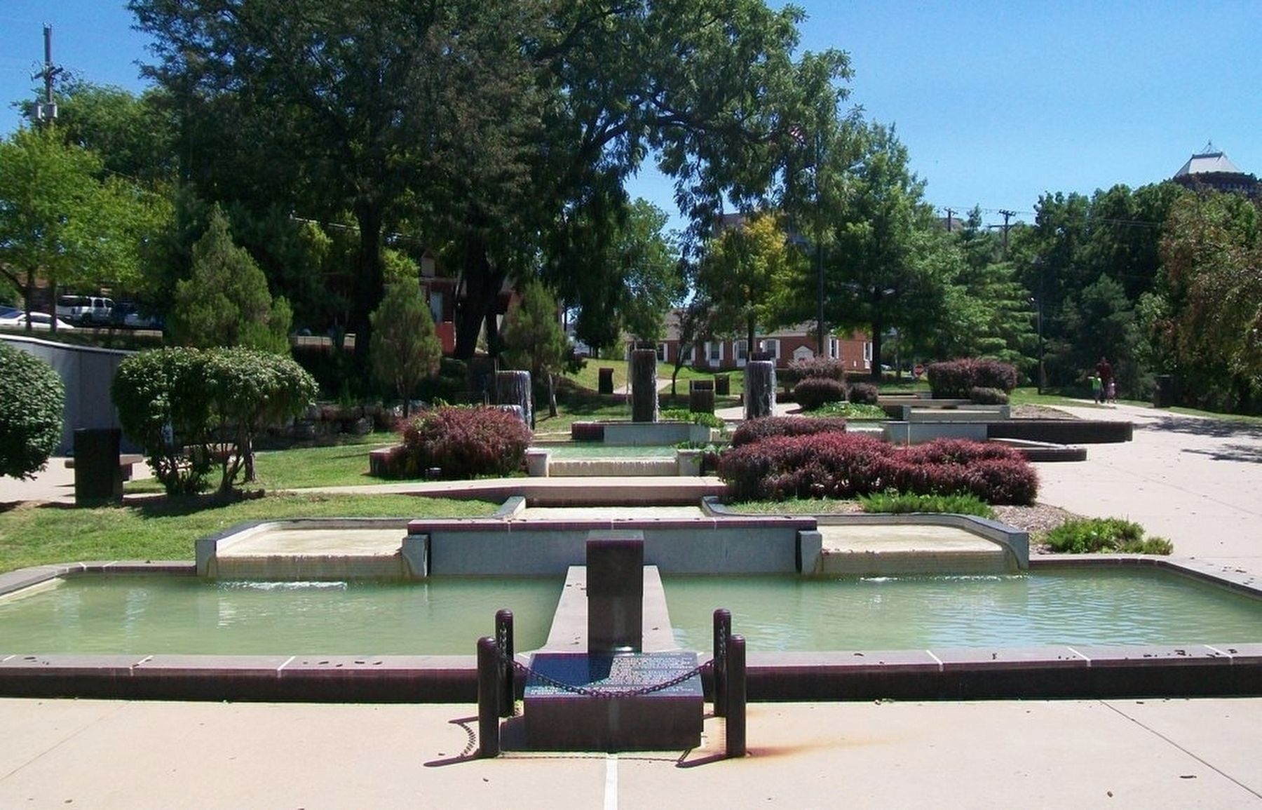 Kansas City Vietnam Veterans Memorial Fountain & Marker image. Click for full size.