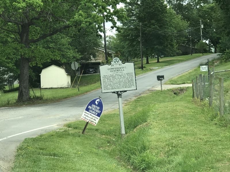 Confederate Guerrilla Marker. Click for full size. Confederate Guerrilla Marker image. Click for full size.