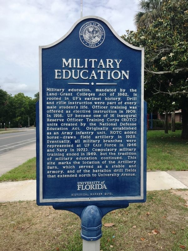 Military Education Marker. Click for full size. Military Education Marker image. Click for full size.