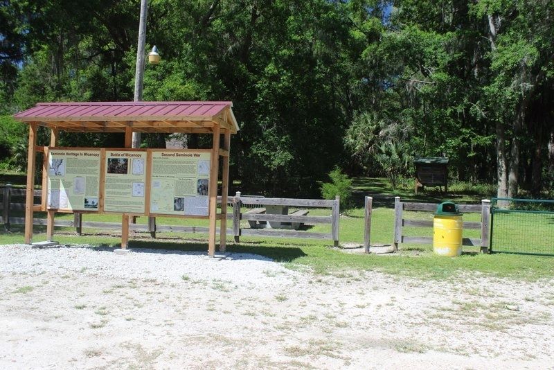 Second Seminole War Marker. Click for full size. Second Seminole War Marker image. Click for full size.