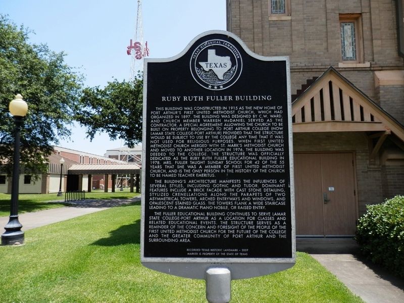 Ruby Ruth Fuller Building Marker image. Click for full size.