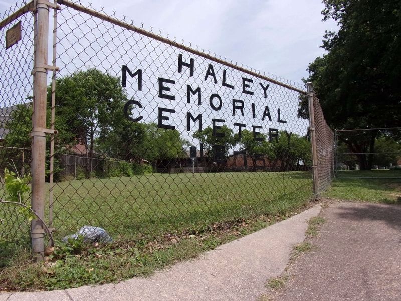 Haley Memorial Cemetery image. Click for full size.