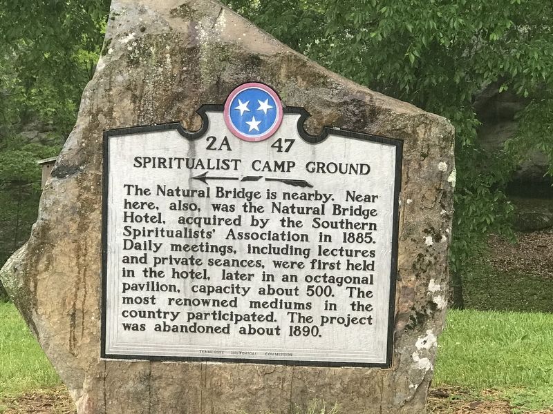 Spiritualist Camp Ground Marker image. Click for full size.
