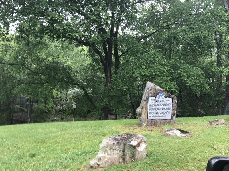 Spiritualist Camp Ground Marker. Click for full size. Spiritualist Camp Ground Marker image. Click for full size.