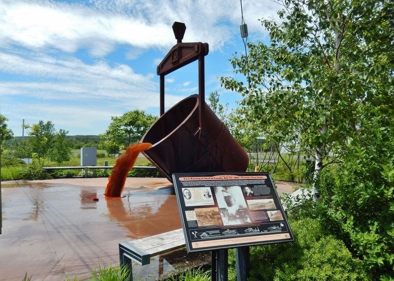 First Pouring of Steel in Canada Marker image. Click for full size.