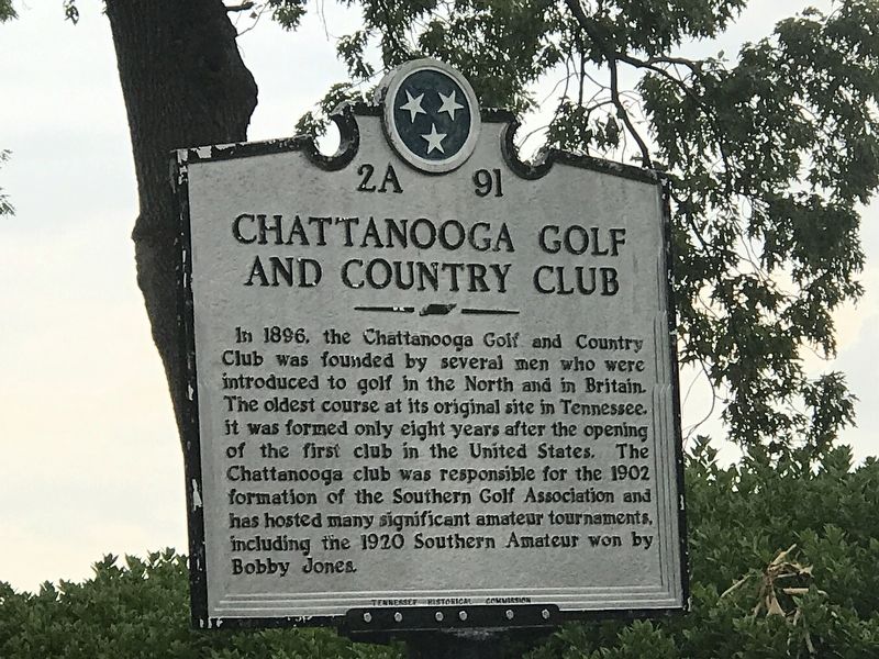 Chattanooga Golf and Country Club Marker image. Click for full size.