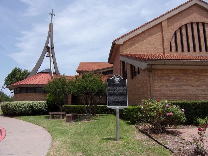 St. Luke Catholic Church Marker image. Click for full size.
