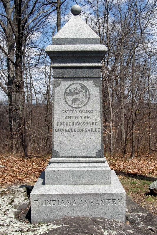 7th Indiana Infantry Monument image. Click for full size.