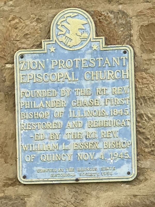 Zion Protestant Episcopal Church Marker image. Click for full size.