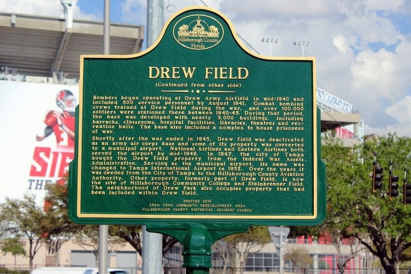 Drew Field Marker Side 2 image. Click for full size.
