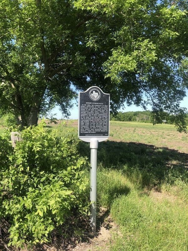 Kerby Community Marker. Click for full size. Kerby Community Marker image. Click for full size.