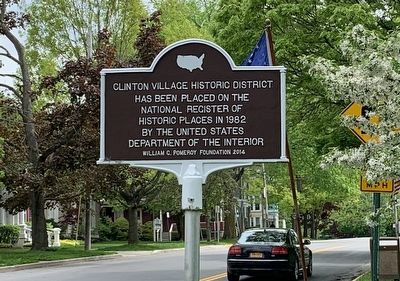 Clinton Village Historic District Marker image. Click for full size.
