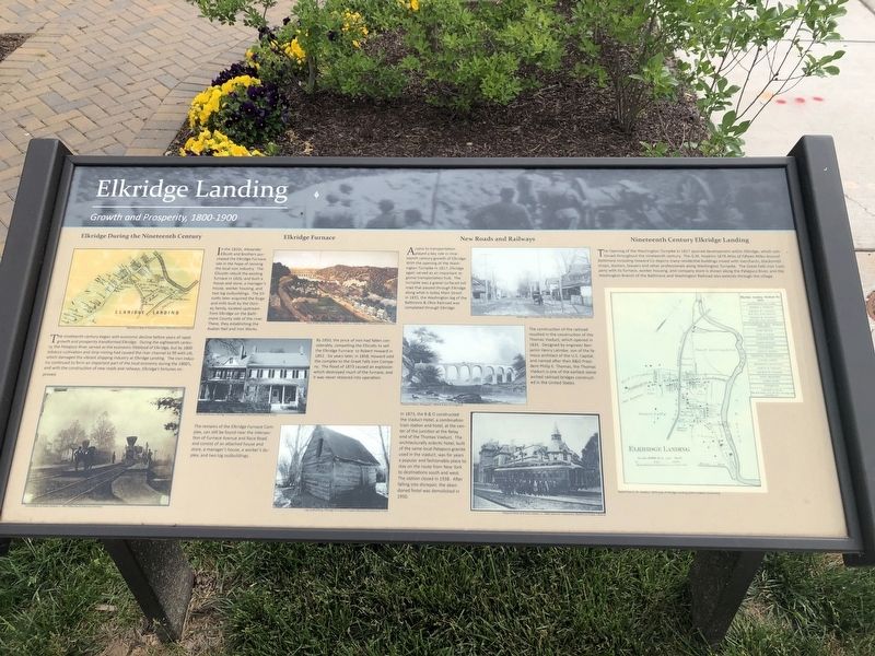 Elkridge Landing Marker image. Click for full size.