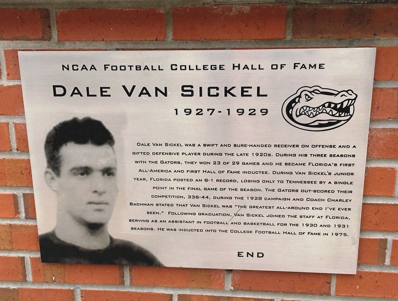 Dale Van Sickel Marker image. Click for full size.