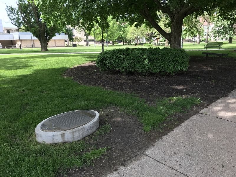 Bradley University Football Marker image. Click for full size.