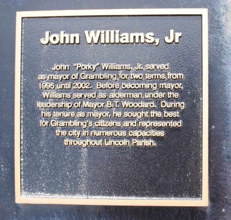 John Williams, Jr. Marker image. Click for full size.