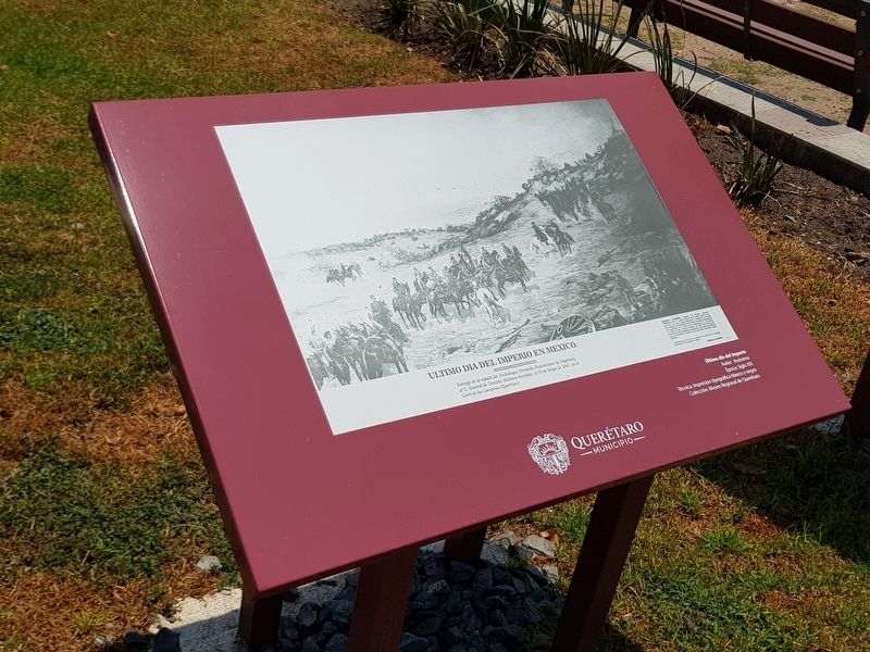 An additional nearby marker - The Last Day of the Empire image. Click for full size.