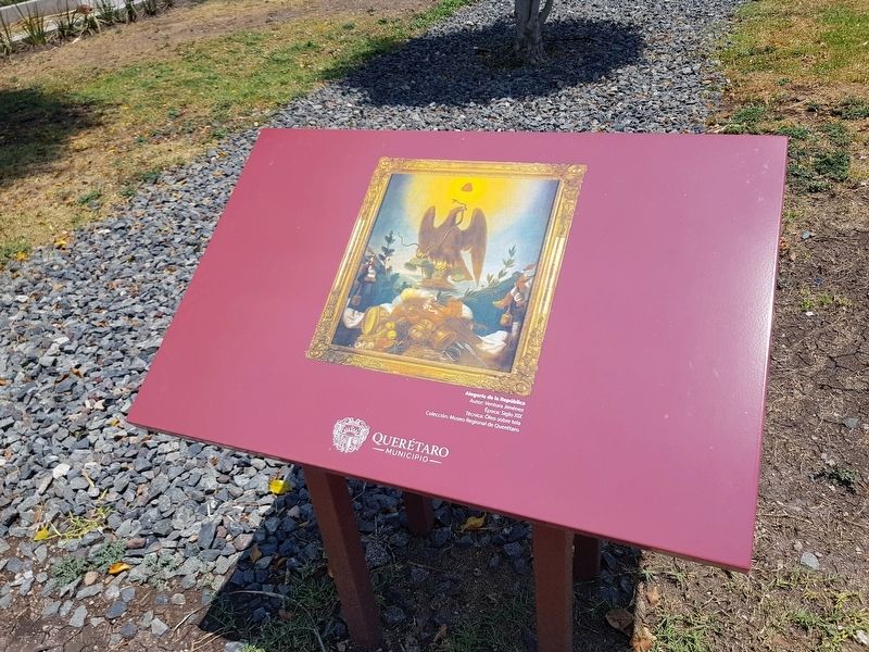 An additional nearby marker: Allegory of the Republic image. Click for full size.