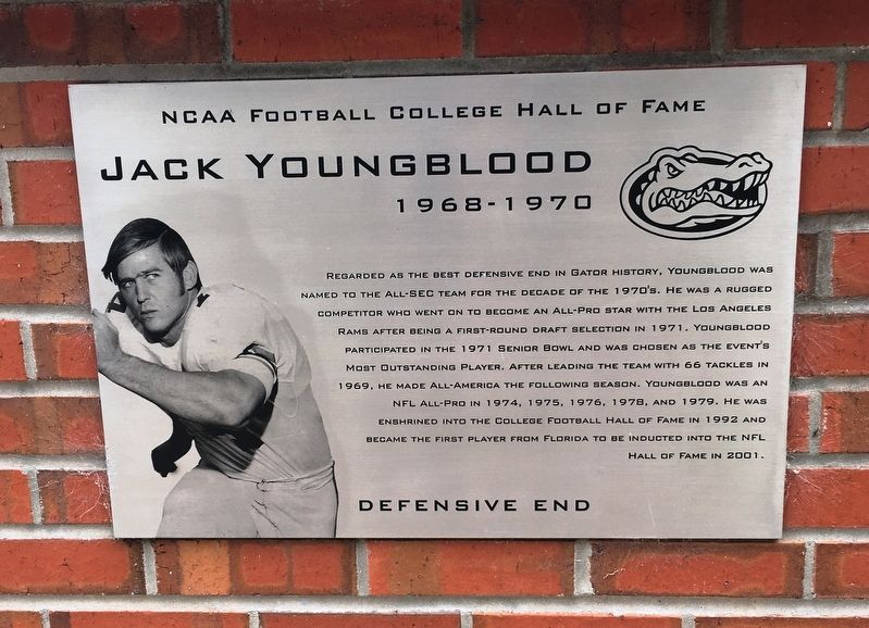 Jack Youngblood Marker. Click for full size. Jack Youngblood Marker image. Click for full size.