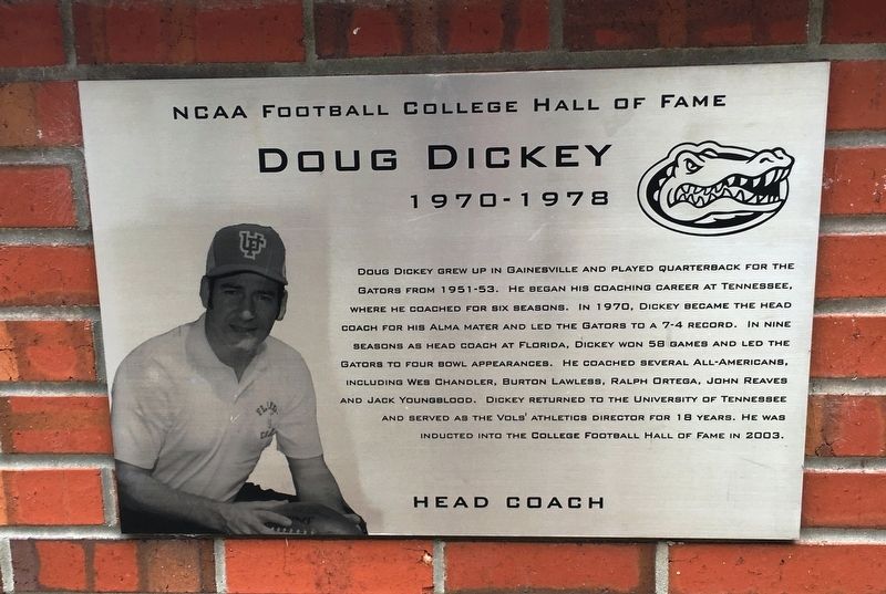 Doug Dickey Marker image. Click for full size.