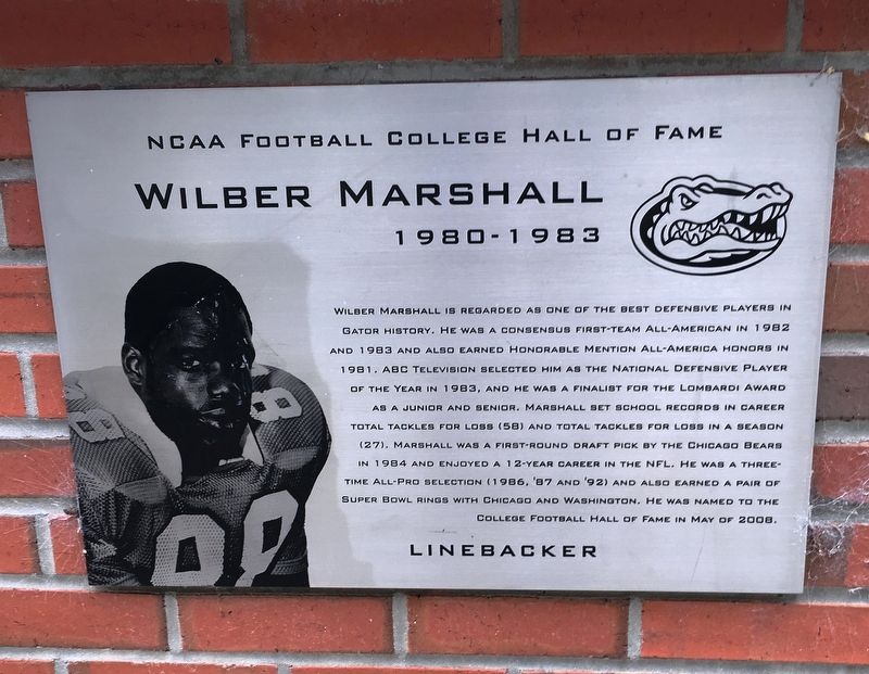 Wilber Marshall Marker image. Click for full size.