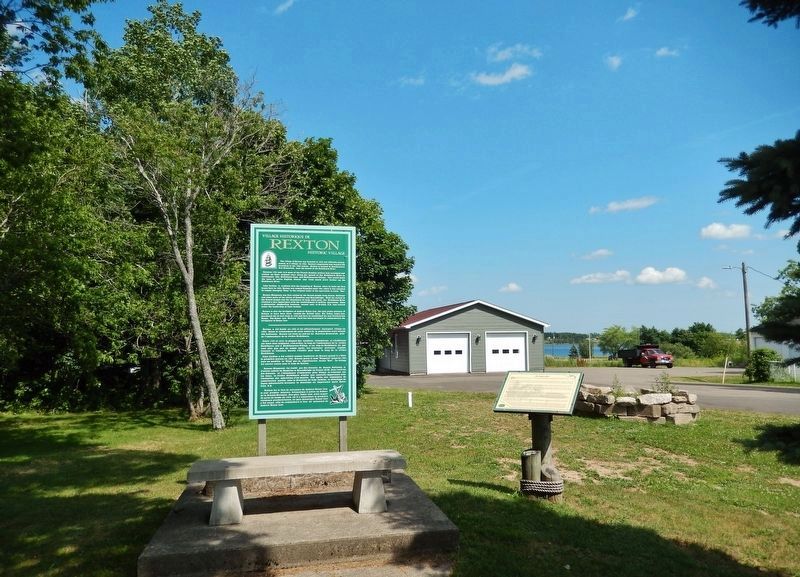 Village Historique de Rexton /<br>Rexton Historic Village Marker. Click for full size. Village Historique de Rexton /<br>Rexton Historic Village Marker image. Click for full size.