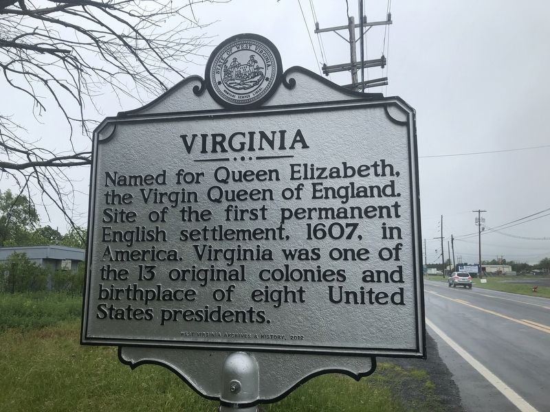 Virginia side of the marker image. Click for full size.
