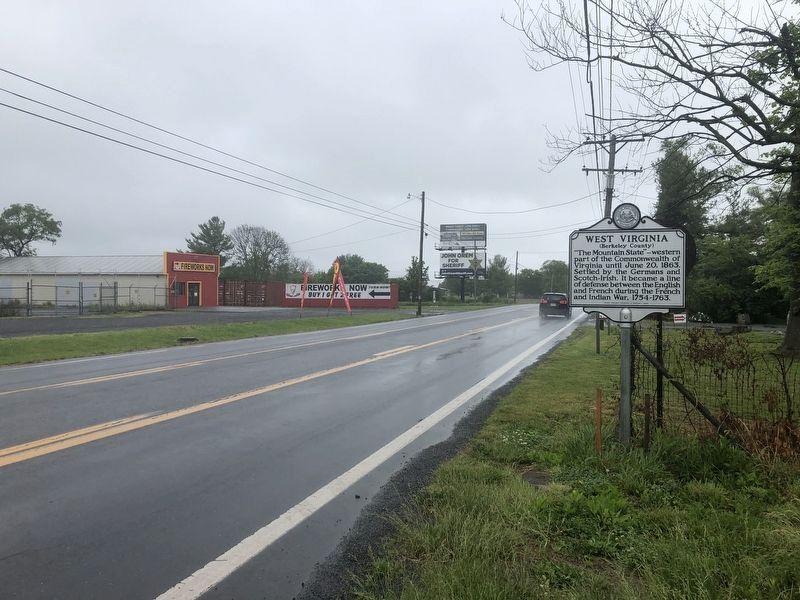 West Virginia (Berkeley County) / Virginia Marker image. Click for full size.