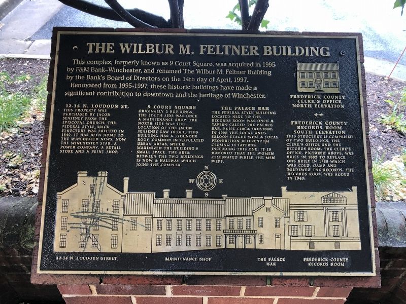 The Wilbur M. Feltner Building Marker image. Click for full size.