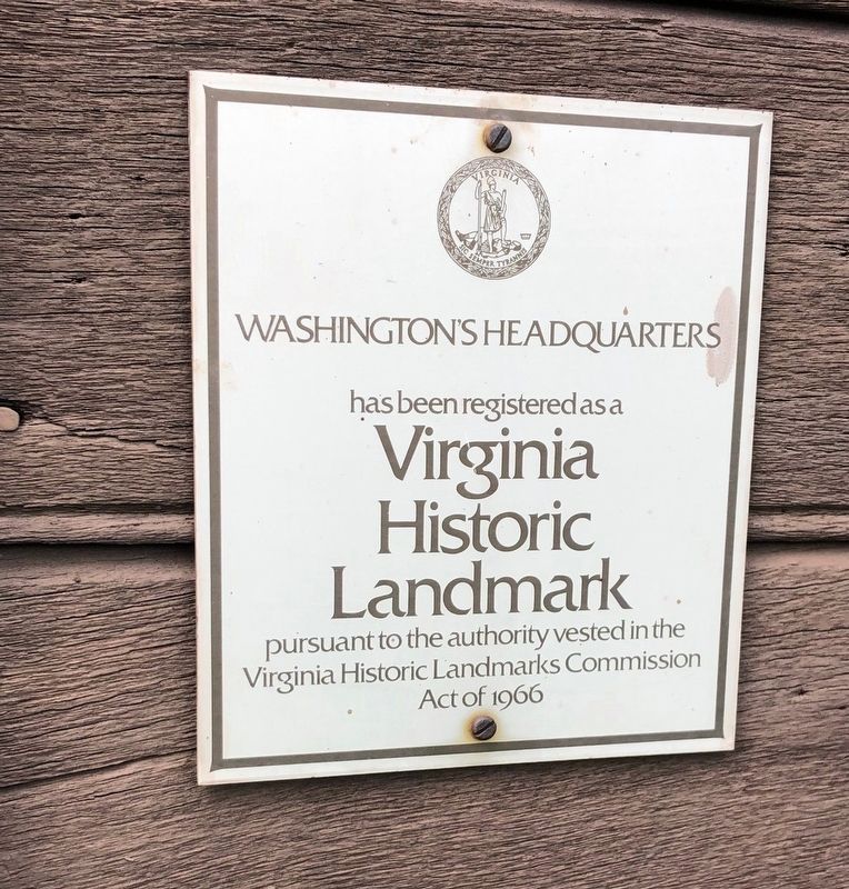 Virginia Historic Landmark Plaque. Click for full size. Virginia Historic Landmark Plaque image. Click for full size.