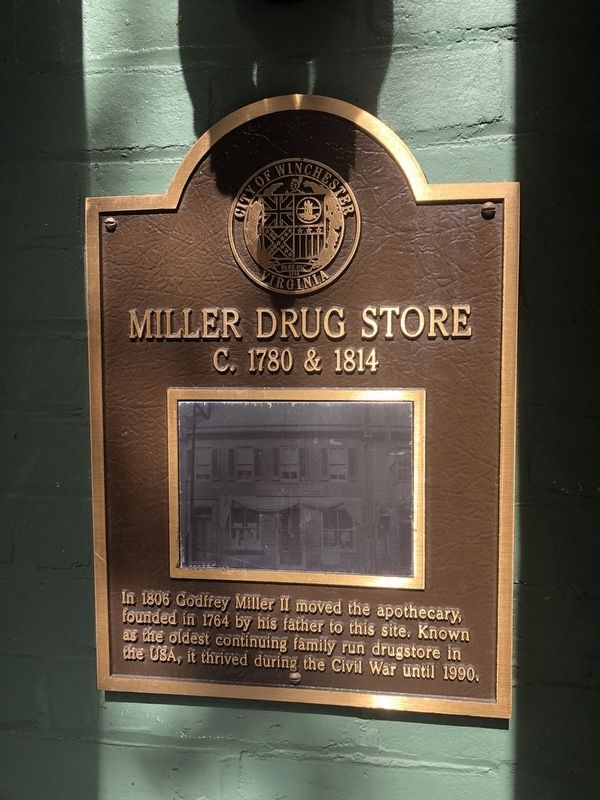 Miller Drug Store Marker image. Click for full size.