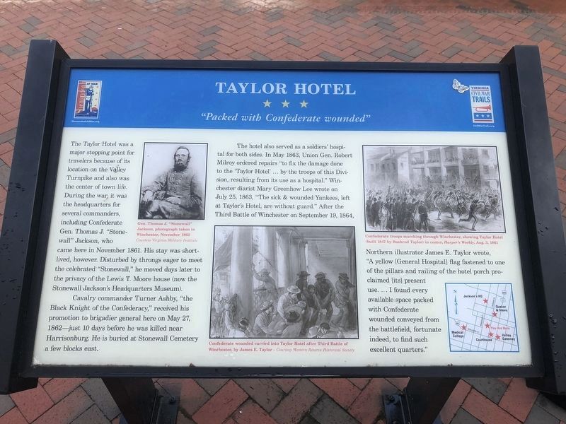 Taylor Hotel Marker. Click for full size. Taylor Hotel Marker image. Click for full size.