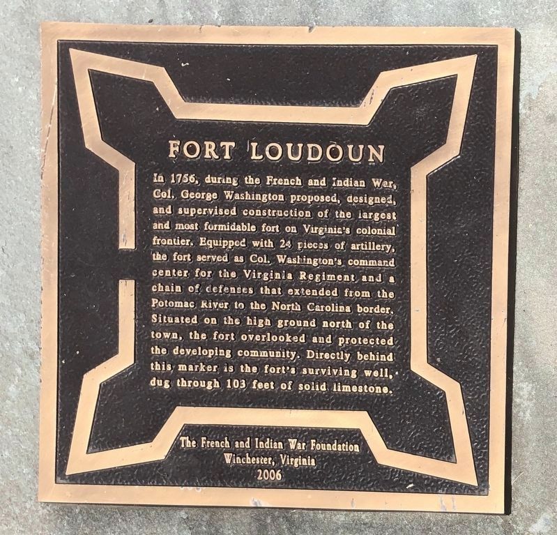 Fort Loudoun Marker image. Click for full size.