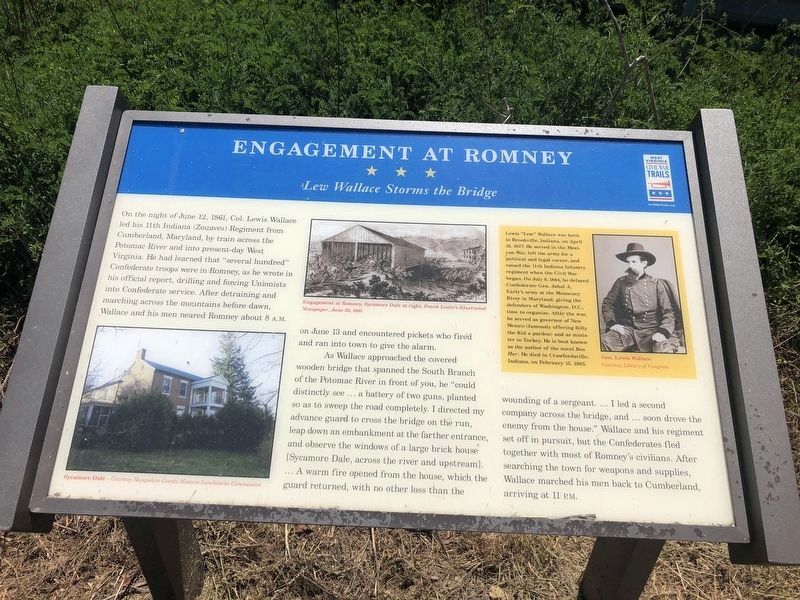 Engagement at Romney Marker image. Click for full size.